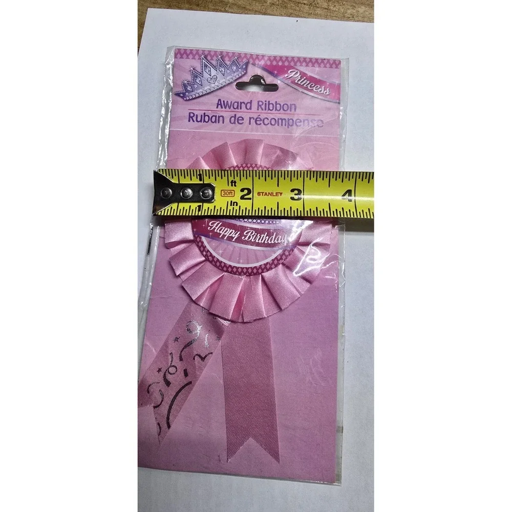 Princess Happy Birthday Ribbon Award